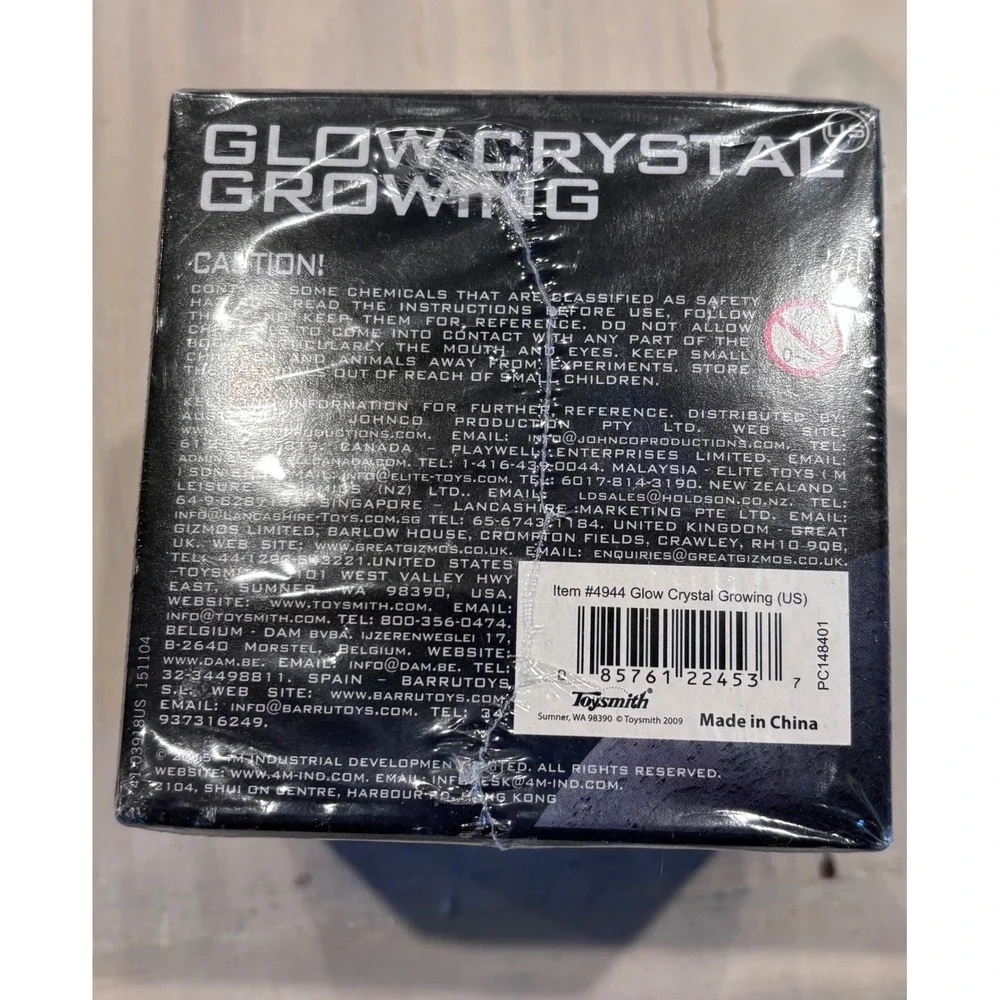 4M Toysmith Glow Crystal Growing Kit Science STEM Experiment 4944‎ New Sealed